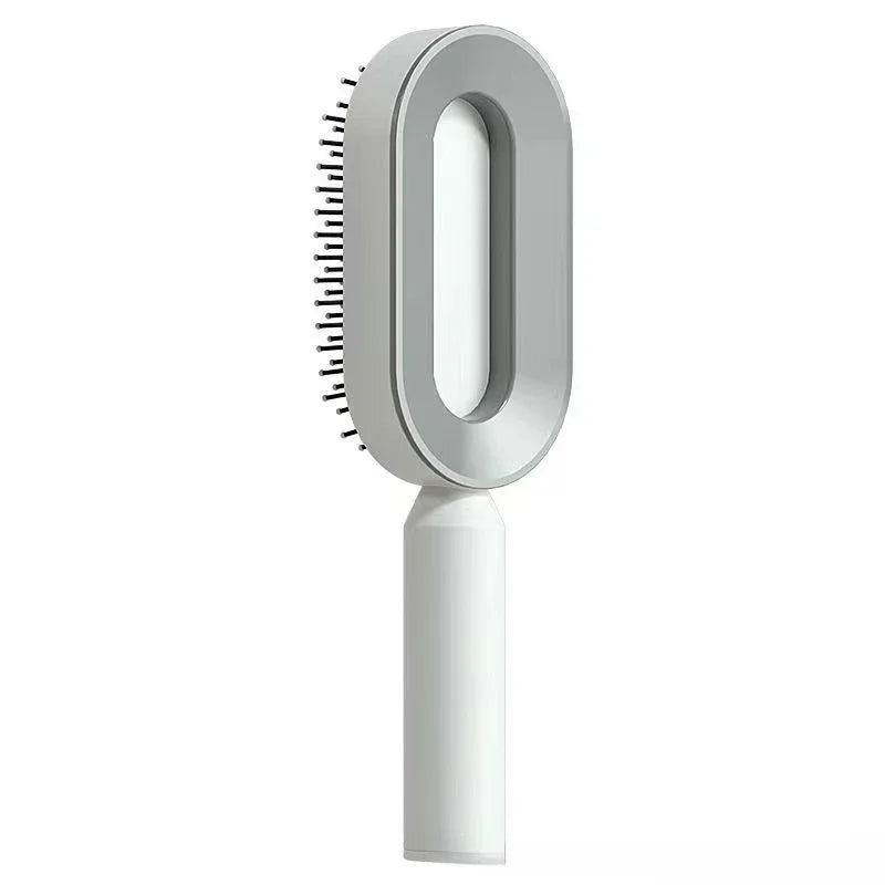 Self Cleaning Hairbrush Women Hair Brush One-Key Cleaning Hair Loss Airbag Scalp Massage Comb Anti-Static Hairbrush