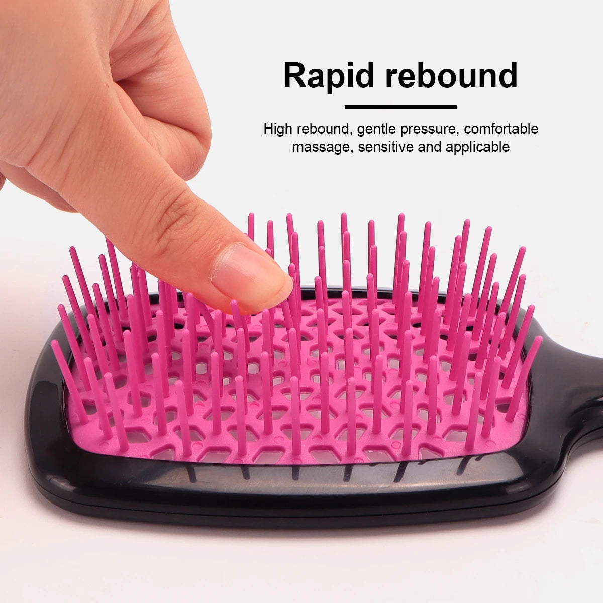 Air Cushion Comb Tangled Hair Comb Hair Brush Massage Anti-Static Hollow Out Wet Curly Hair Brushes Barber Styling Tool