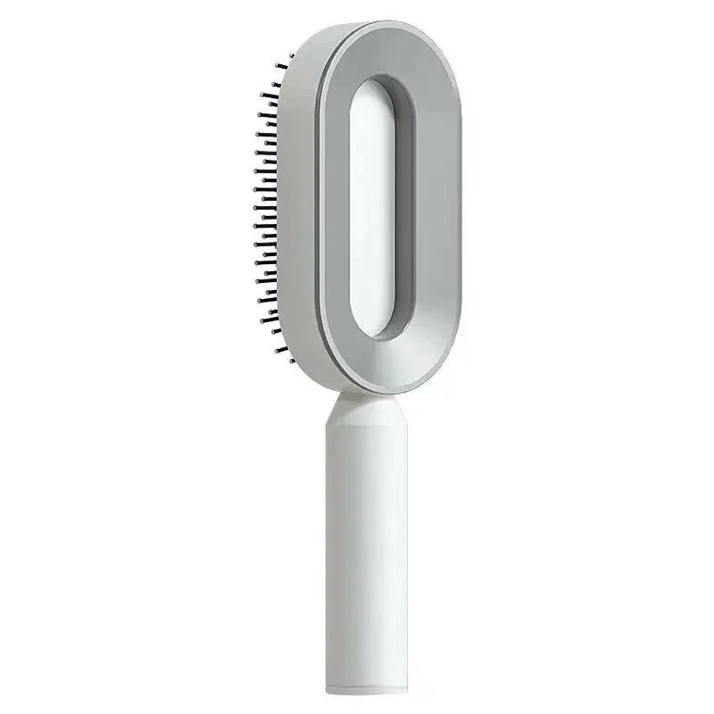 Self Cleaning Hairbrush Women Hair Brush One-Key Cleaning Hair Loss Airbag Scalp Massage Comb Anti-Static Hairbrush